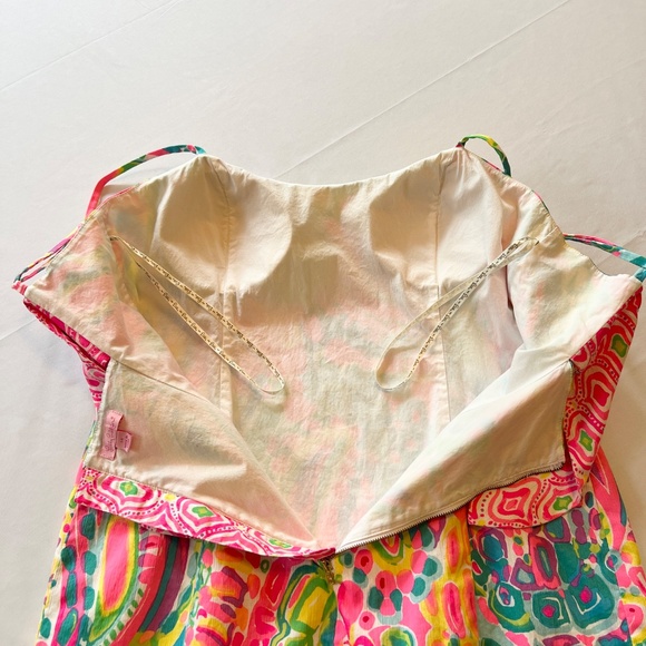 Lilly Pulitzer Shelli Dress Multi/Come Out Of Your Shell  Sz14 - Picture 13 of 16